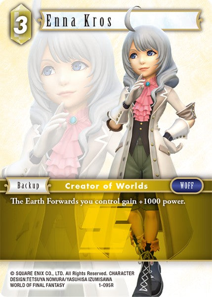 (095) Final Fantasy TCG Opus I Single: Enna Kros (1-095) Holo Rare