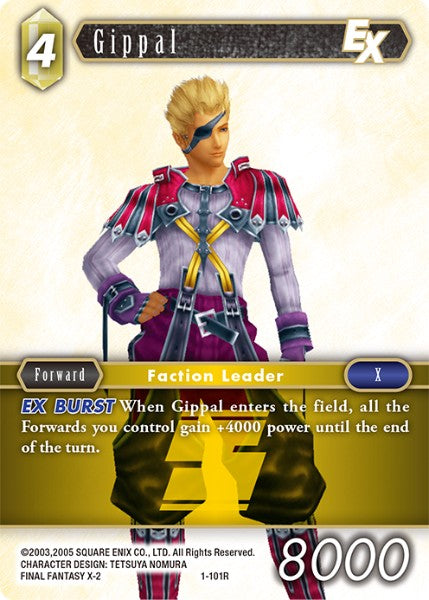 (101) Final Fantasy TCG Opus I Single: Gippal (1-101) Holo Rare