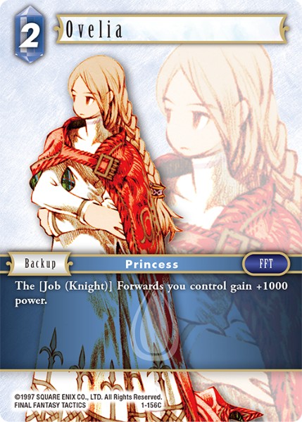 (156) Final Fantasy TCG Opus I Single: Ovelia (1-156) Holo Common