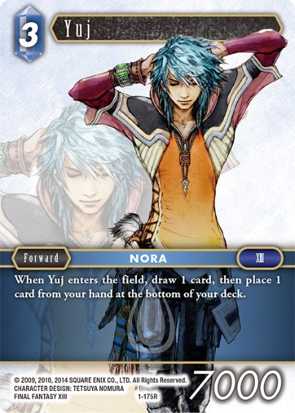 (175) Final Fantasy TCG Opus I Single: Yuj (1-175) Holo Rare