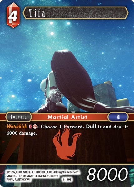 (189) Final Fantasy TCG Opus I Single: Tifa (1-189)  Starter