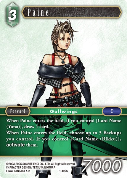 (199) Final Fantasy TCG Opus I Single: Paine (1-199)  Starter