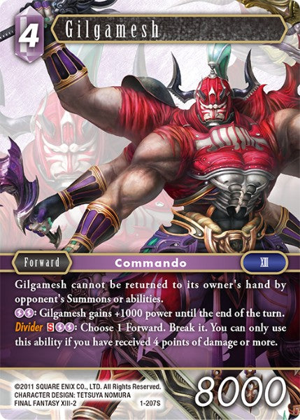 (207) Final Fantasy TCG Opus I Single: Gilgamesh (1-207) Holo Starter
