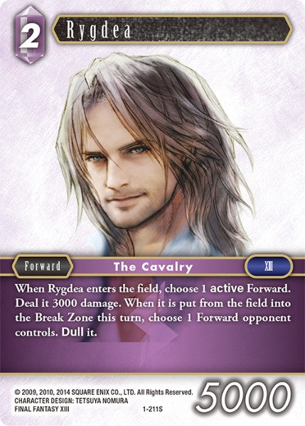 (211) Final Fantasy TCG Opus I Single: Rygdea (1-211) Holo Starter