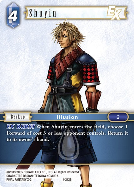 (212) Final Fantasy TCG Opus I Single: Shuyin (1-212) Holo Starter