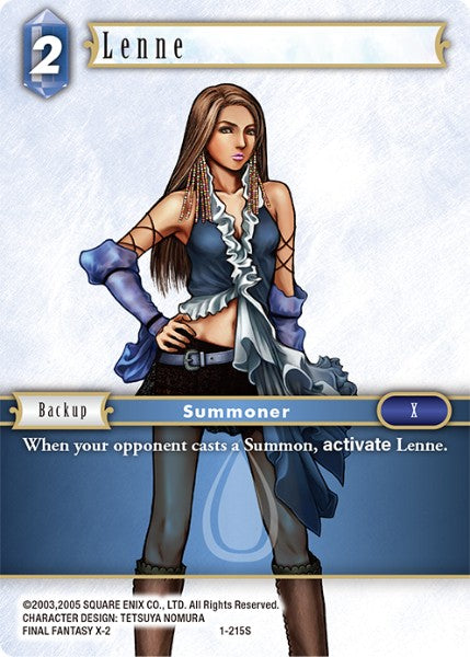 (215) Final Fantasy TCG Opus I Single: Lenne (1-215) Holo Starter