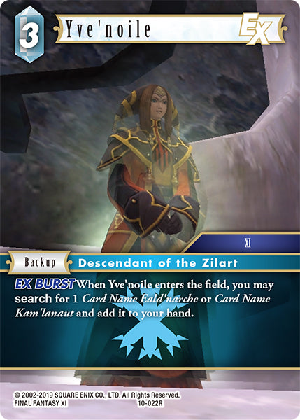 (022) Final Fantasy TCG Opus X: Ancient Champions Single: Yve'noile (10-022)  Rare