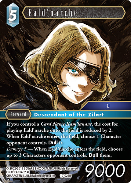 (024) Final Fantasy TCG Opus X: Ancient Champions Single: Eald'narche (10-024) (V.1) Holo Rare