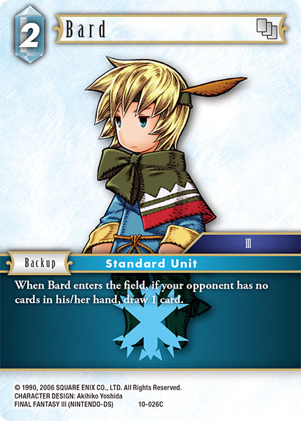 (026) Final Fantasy TCG Opus X: Ancient Champions Single: Bard (10-026)  Common