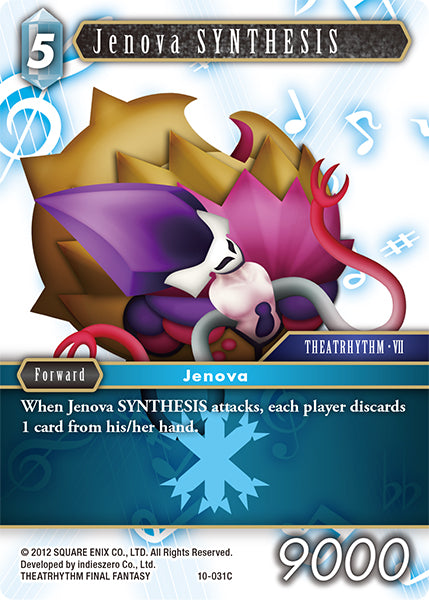 (031) Final Fantasy TCG Opus X: Ancient Champions Single: Jenova SYNTHESIS (10-031)  Common