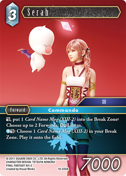 (035) Final Fantasy TCG Opus X: Ancient Champions Single: Serah (10-035)  Rare