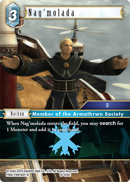 (039) Final Fantasy TCG Opus X: Ancient Champions Single: Nag'molada (10-039)  Common