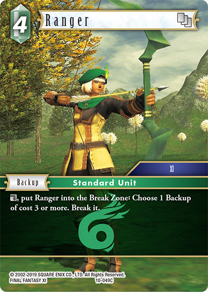 (049) Final Fantasy TCG Opus X: Ancient Champions Single: Ranger (10-049)  Common