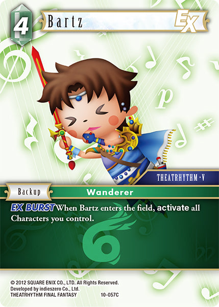 (057) Final Fantasy TCG Opus X: Ancient Champions Single: Bartz (10-057) Holo Common