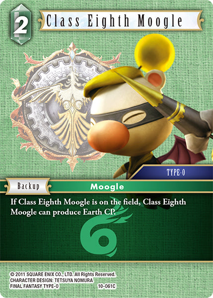 (061) Final Fantasy TCG Opus X: Ancient Champions Single: Class Eighth Moogle (10-061) Holo Common