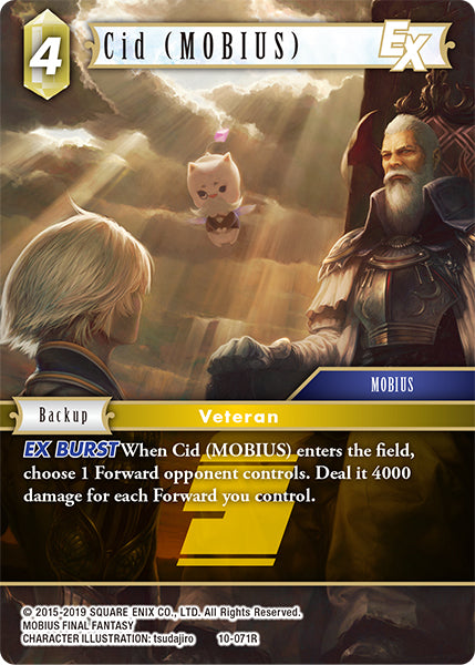 (071) Final Fantasy TCG Opus X: Ancient Champions Single: Cid (MOBIUS) (10-071) Holo Rare