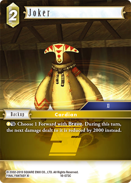 (073) Final Fantasy TCG Opus X: Ancient Champions Single: Joker (10-073) Holo Common