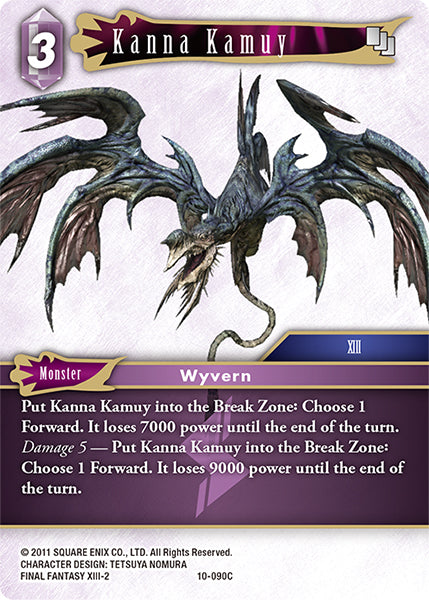 (090) Final Fantasy TCG Opus X: Ancient Champions Single: Kanna Kamuy (10-090) Holo Common