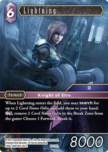 (101) Final Fantasy TCG Opus X: Ancient Champions Single: Lightning (10-101)  Legend