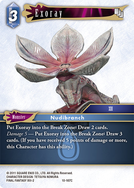 (107) Final Fantasy TCG Opus X: Ancient Champions Single: Exoray (10-107)  Common