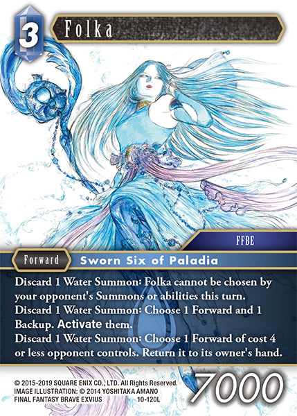 (120) Final Fantasy TCG Opus X: Ancient Champions Single: Folka (10-120)  Legend