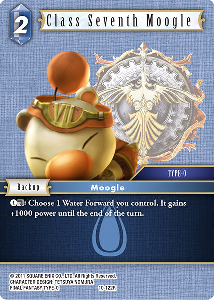 (122) Final Fantasy TCG Opus X: Ancient Champions Single: Class Seventh Moogle (10-122) Holo Rare