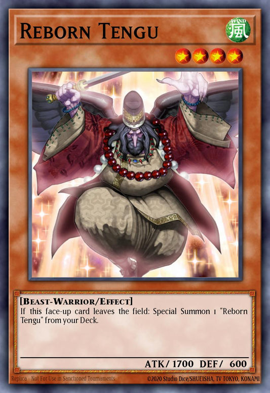 (251) YuGiOh TCG RA03: Quarter Century Bonanza Single: Reborn Tengu (V.1 - Platinum Secret Rare)  Platinum Secret Rare