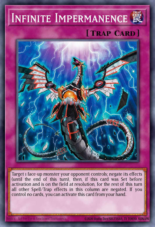 (099) YuGiOh TCG DUOV: Duel Overload Single: Infinite Impermanence  Ultra Rare