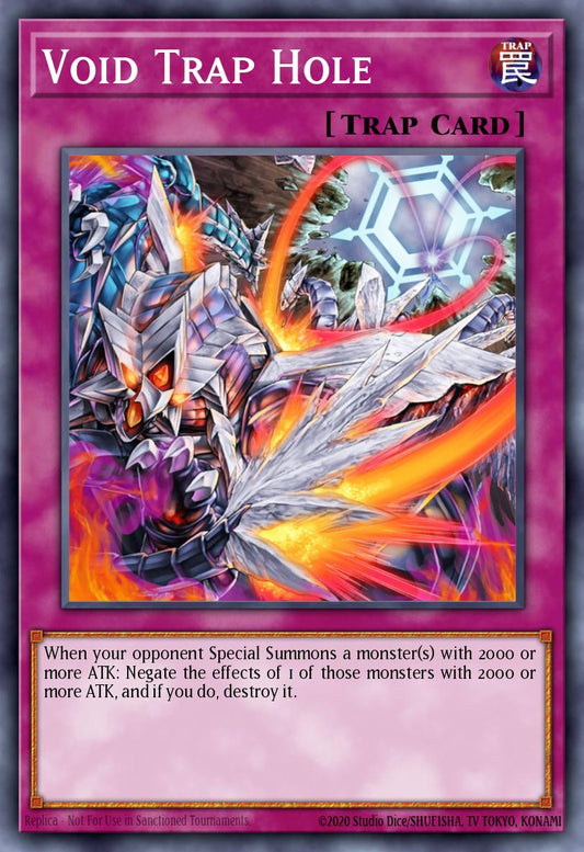 (190) YuGiOh TCG RA04: Quarter Century Stampede Single: Void Trap Hole (V.2 - Quarter Century Secret Rare)  Quarter Century Secret Rare