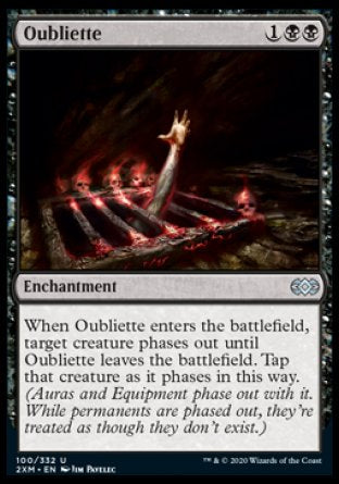 (100/332) Magic The Gathering Double Masters Single: Oubliette Holo Uncommon