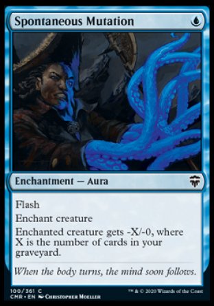 (100/361) Magic The Gathering Commander Legends Single: Spontaneous Mutation Holo Common