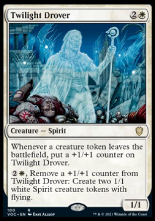 (100) Magic The Gathering Commander: Innistrad: Crimson Vow Single: Twilight Drover  Rare