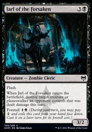 (100/285) Magic The Gathering Kaldheim Single: Jarl of the Forsaken Holo Common