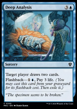 (100) Magic The Gathering Commander: Murders at Karlov Manor Single: Deep Analysis  Common