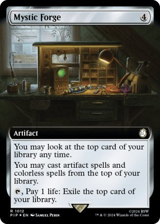 (1012) Magic The Gathering Universes Beyond: Fallout: Extras Single: Mystic Forge (V.3)  Rare
