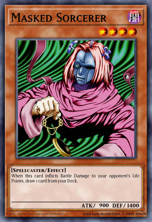(019) YuGiOh TCG MRD: Metal Raiders Single: Masked Sorcerer (V.2 - Rare)  Rare