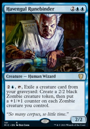 (101) Magic The Gathering Commander: Innistrad: Midnight Hunt Single: Havengul Runebinder  Rare