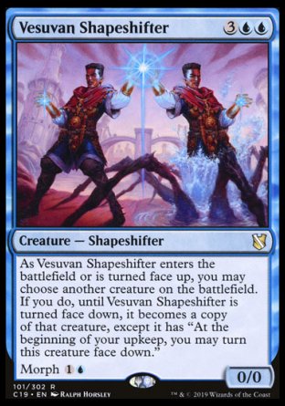 (101) Magic The Gathering Commander 2019 Single: Vesuvan Shapeshifter  Rare