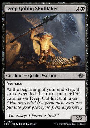 (101) Magic The Gathering The Lost Caverns of Ixalan Single: Deep Goblin Skulltaker  Common