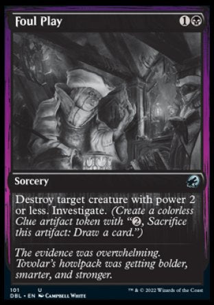 (101) Magic The Gathering Innistrad: Double Feature Single: Foul Play  Uncommon