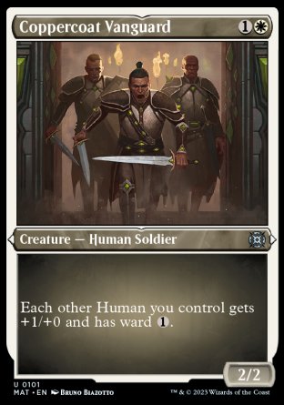 (101) Magic The Gathering March of the Machine: The Aftermath: Extras Single: Coppercoat Vanguard (V.2)  Uncommon