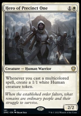 (101) Magic The Gathering Commander: Dominaria United Single: Hero of Precinct One Holo Rare