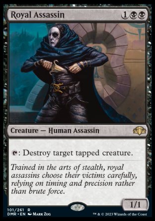 (101) Magic The Gathering Dominaria Remastered Single: Royal Assassin Holo Rare