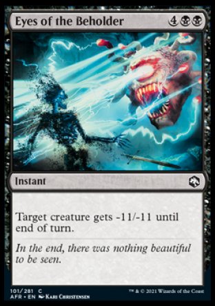 (101) Magic The Gathering Adventures in the Forgotten Realms Single: Eyes of the Beholder Holo Common