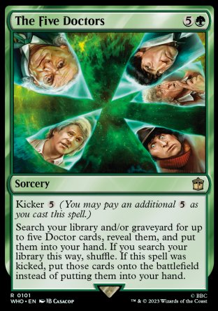 (101) Magic The Gathering Universes Beyond: Doctor Who Single: The Five Doctors  Rare