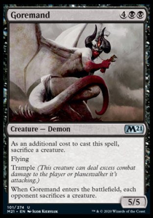(101) Magic The Gathering Core 2021 Single: Goremand Holo Uncommon