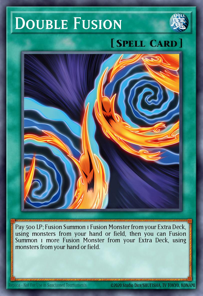 (100) YuGiOh TCG DOOD: Doom of Dimensions Single: Double Fusion  Super Rare