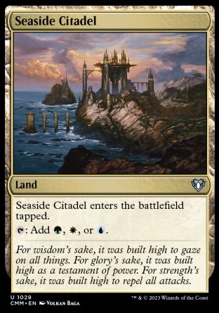 (1029) Magic The Gathering Commander Masters: Extras Single: Seaside Citadel  Uncommon