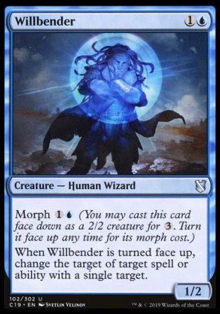 (102) Magic The Gathering Commander 2019 Single: Willbender Holo Uncommon