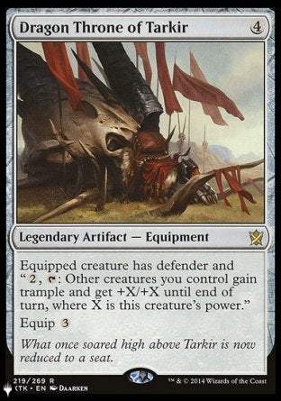 (219) Magic The Gathering The List Single: Dragon Throne of Tarkir  Rare